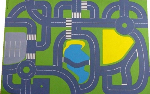 An image of Continental Road Plan Playmat