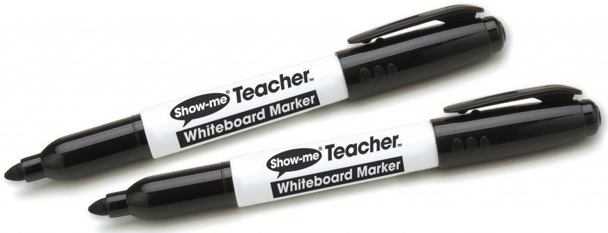 An image of Show Me Black TEACHER Markers