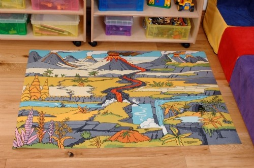 An image of Dinosaur Landscape Playmat