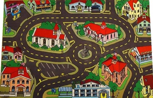 An image of Market Town Playmat