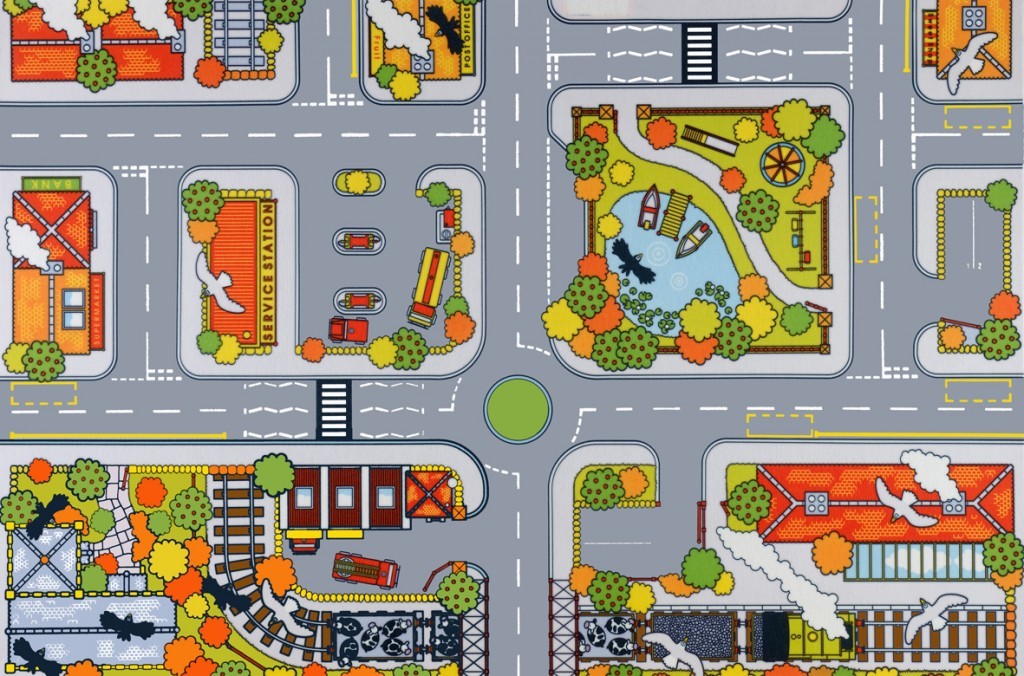 An image of Early Years Town Playmat