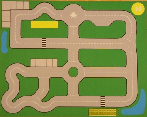 An image of Road Plan Playmat