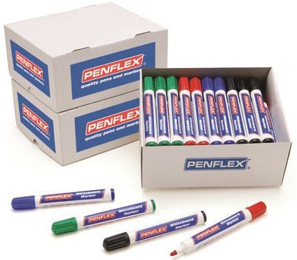 An image of Penflex WB15 Whiteboard Markers - Classboxes - Whiteboards