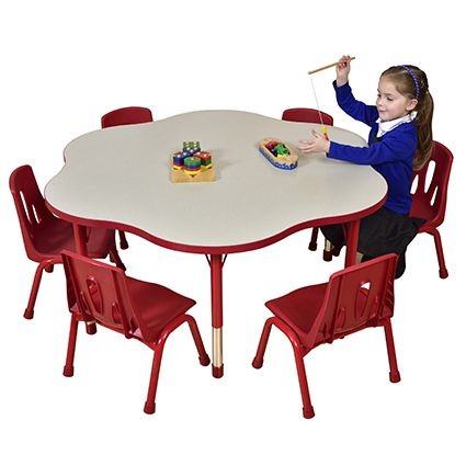 An image of LRM Flower Height Adjustable Table - Craft Tables