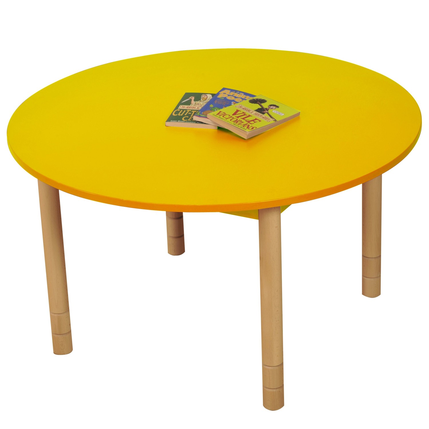 An image of JS Height Adjustable Round Table - Tables