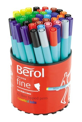 An image of Berol Colour Fine Tip Pens