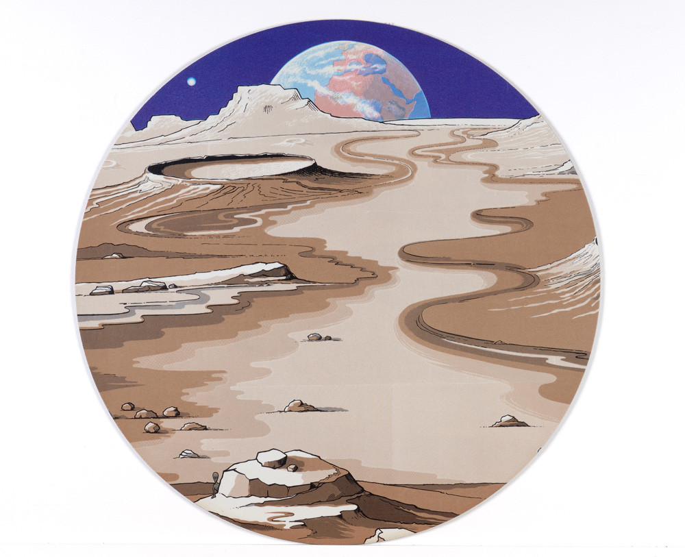 An image of Space Station Circular Mat