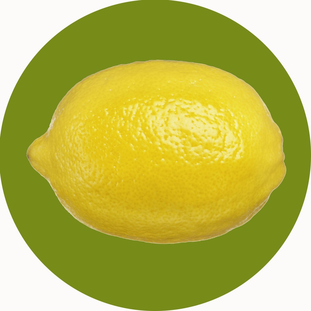 An image of Lemon Circular Mat