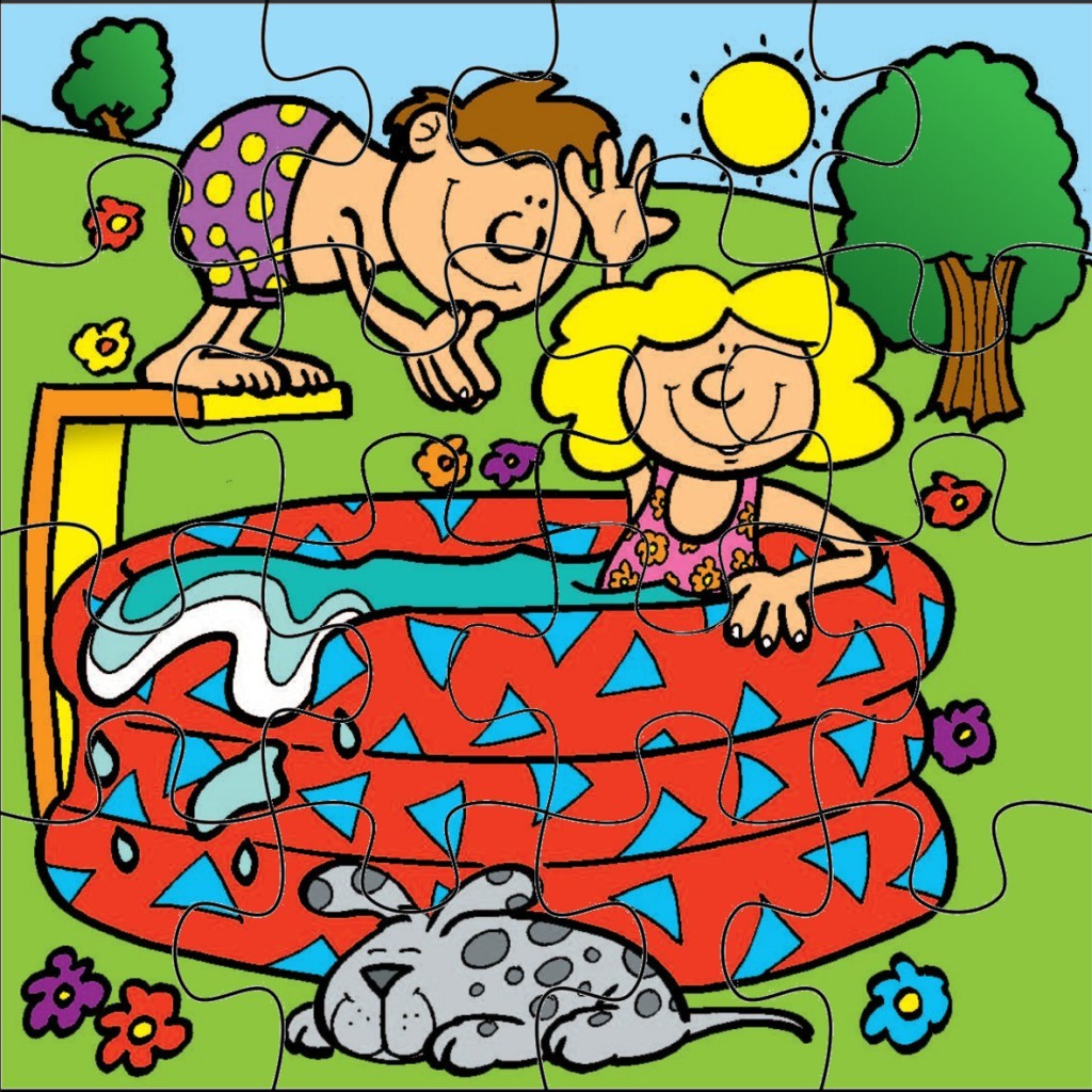 An image of Swimming Pool Jumbo Puzzle