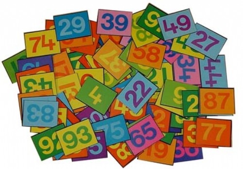 An image of Number Tiles 1-100