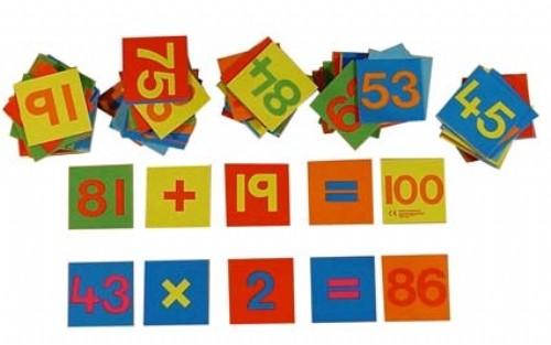 An image of Number Tiles 1 - 100