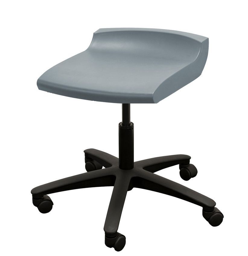 An image of Postura Plus Classroom Low Task Stool - Plastic Chairs for Schools