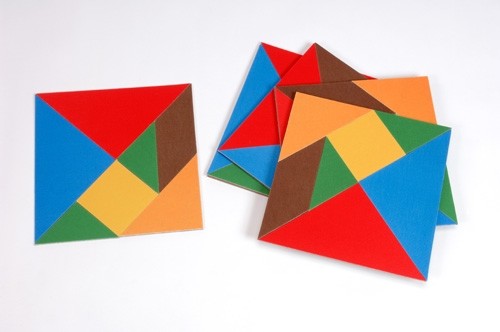 An image of Tangram Puzzle pack of 5