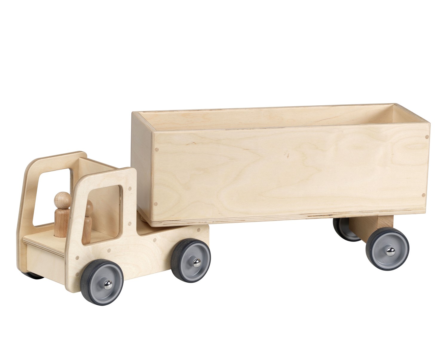 An image of Giant Wooden Lorry With Trailer