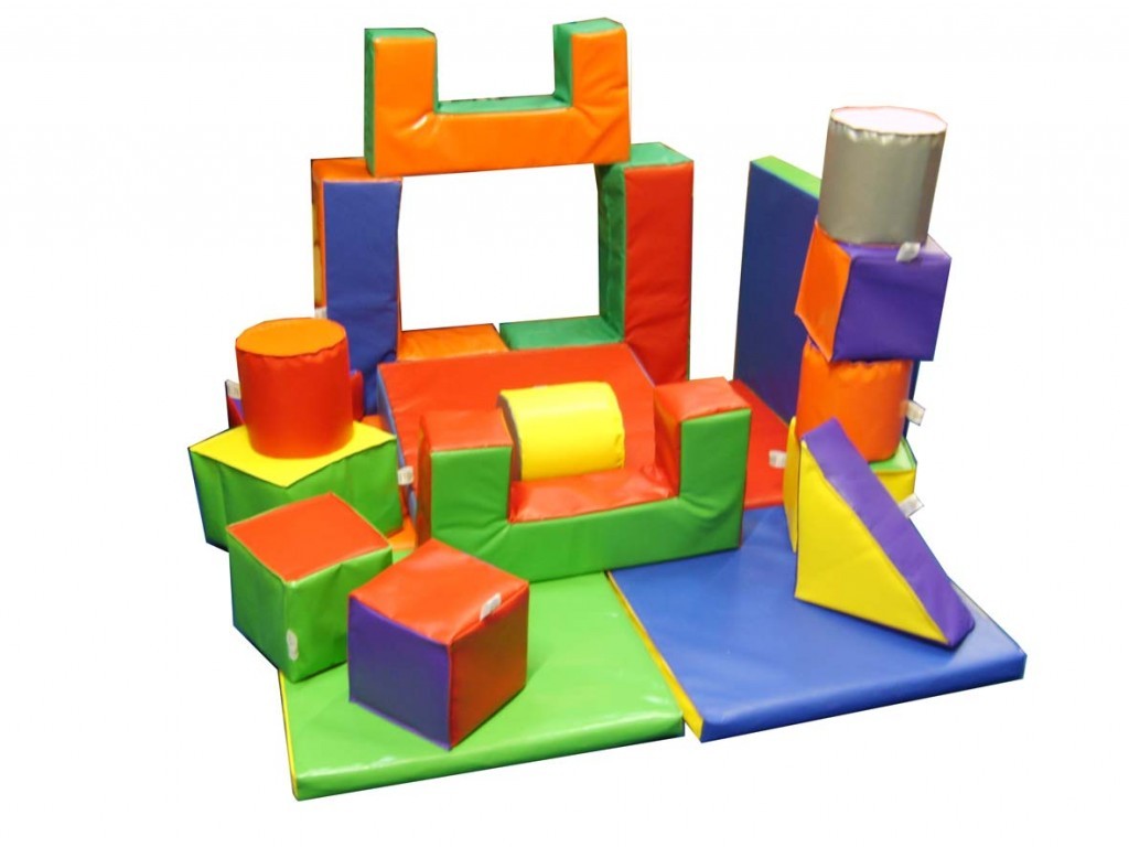 An image of Wheeled Playbox - Soft Play