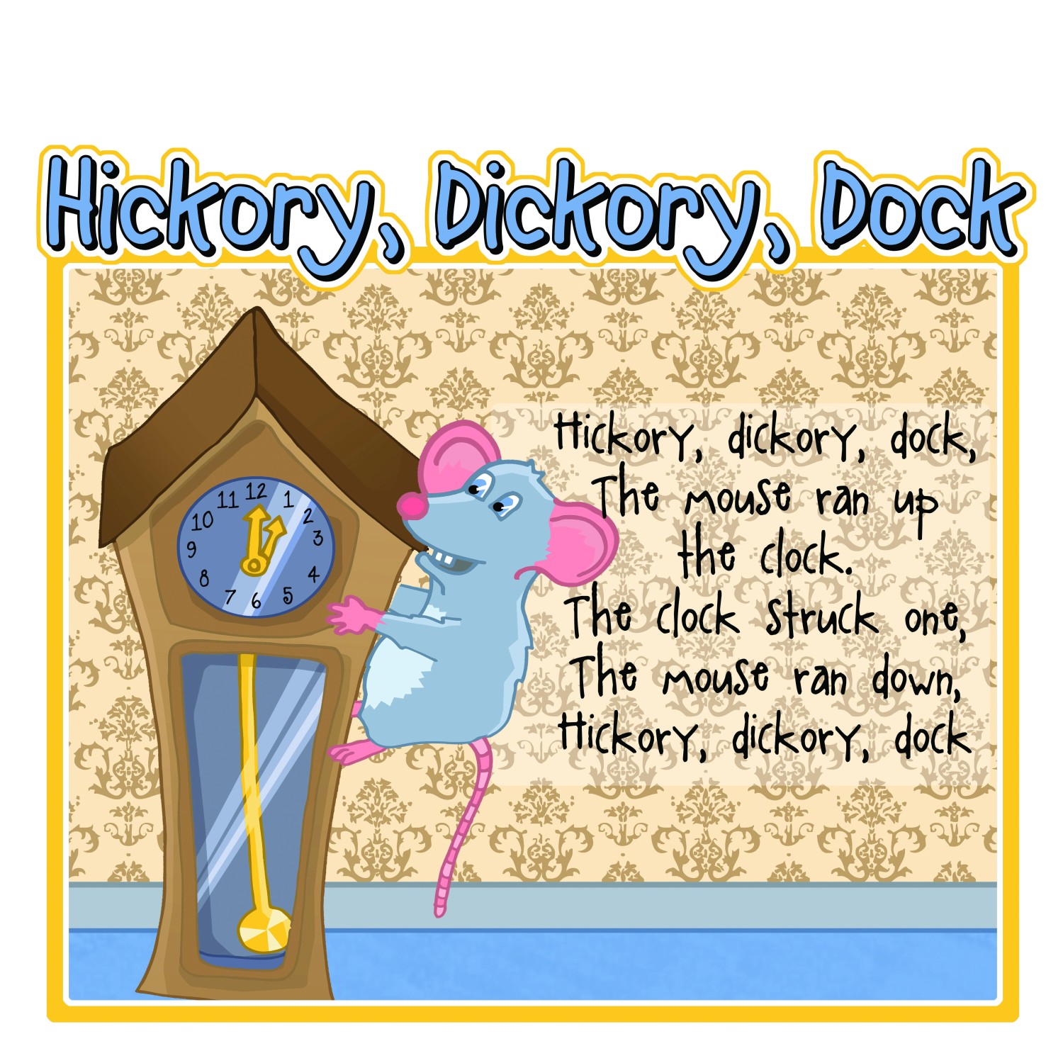 An image of Hickory Dickory Dock Sign