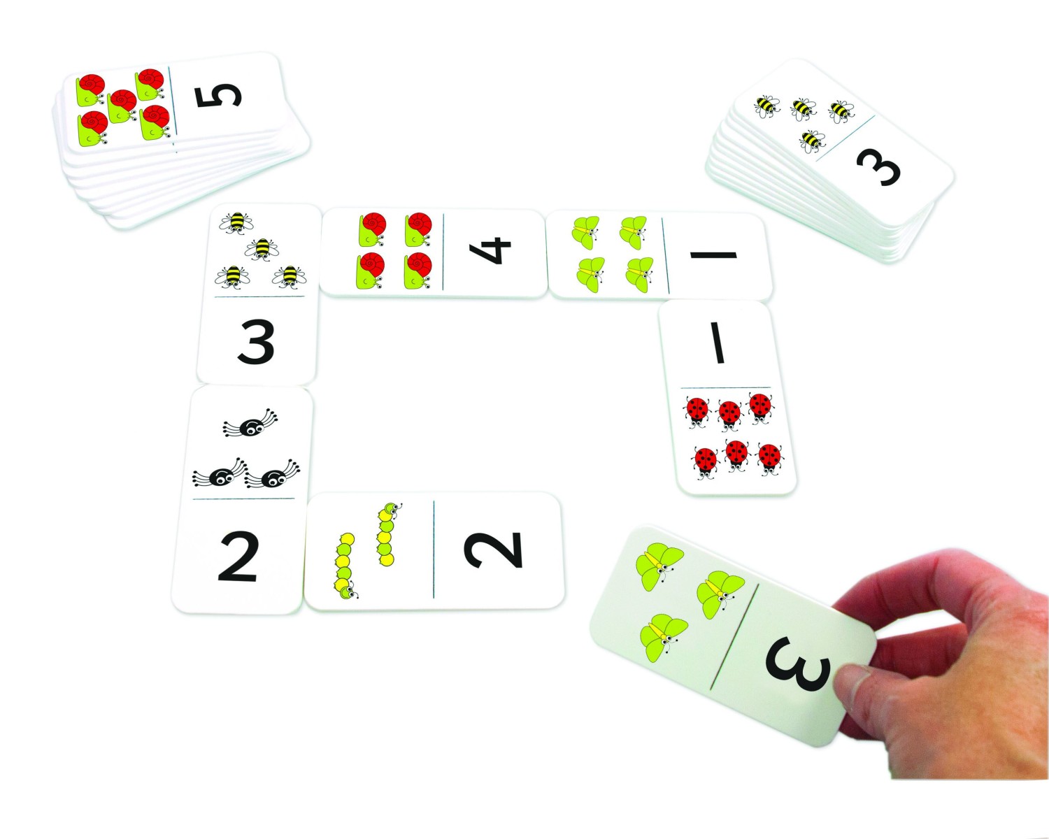 An image of Early Years Number & Bug Dominoes