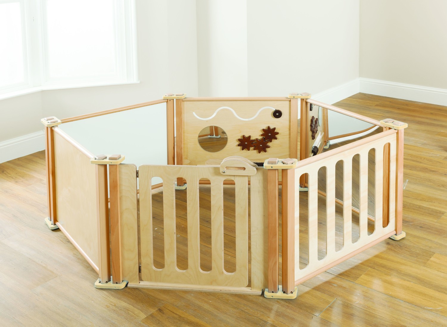 An image of 6 Piece Toddler Enclosure Panel Set - Room Dividers & Panels
