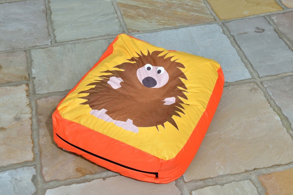 An image of Hedgehog Outdoor Bean Cushion