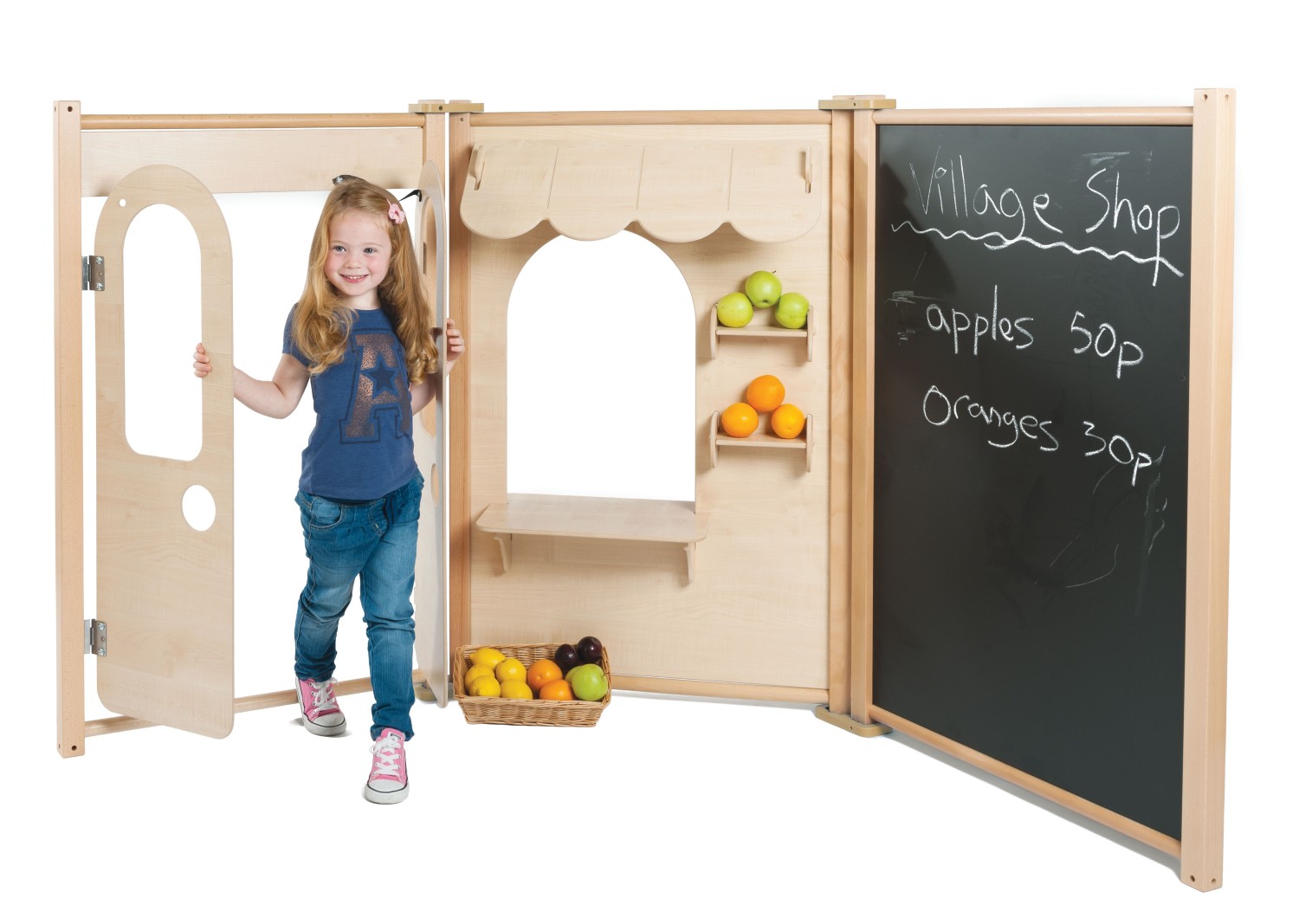 An image of Role Play Maple Shop Set - Room Dividers & Panels