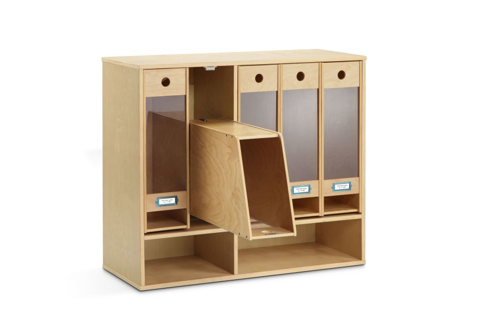 Max & Rosie Wooden Nappy Changing Storage Unit EduQuip