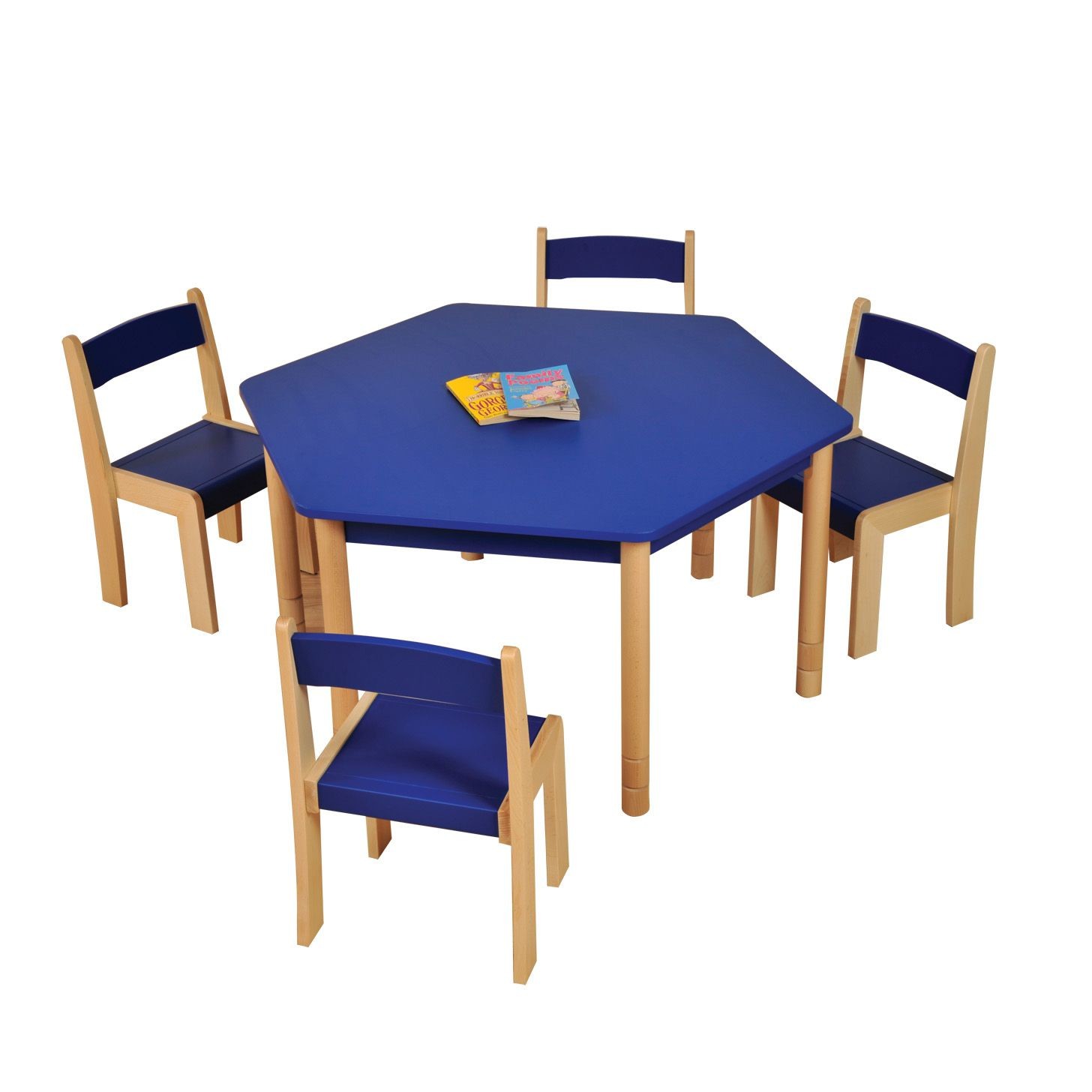 An image of PS Hexagonal Height Adjustable Table - Tables