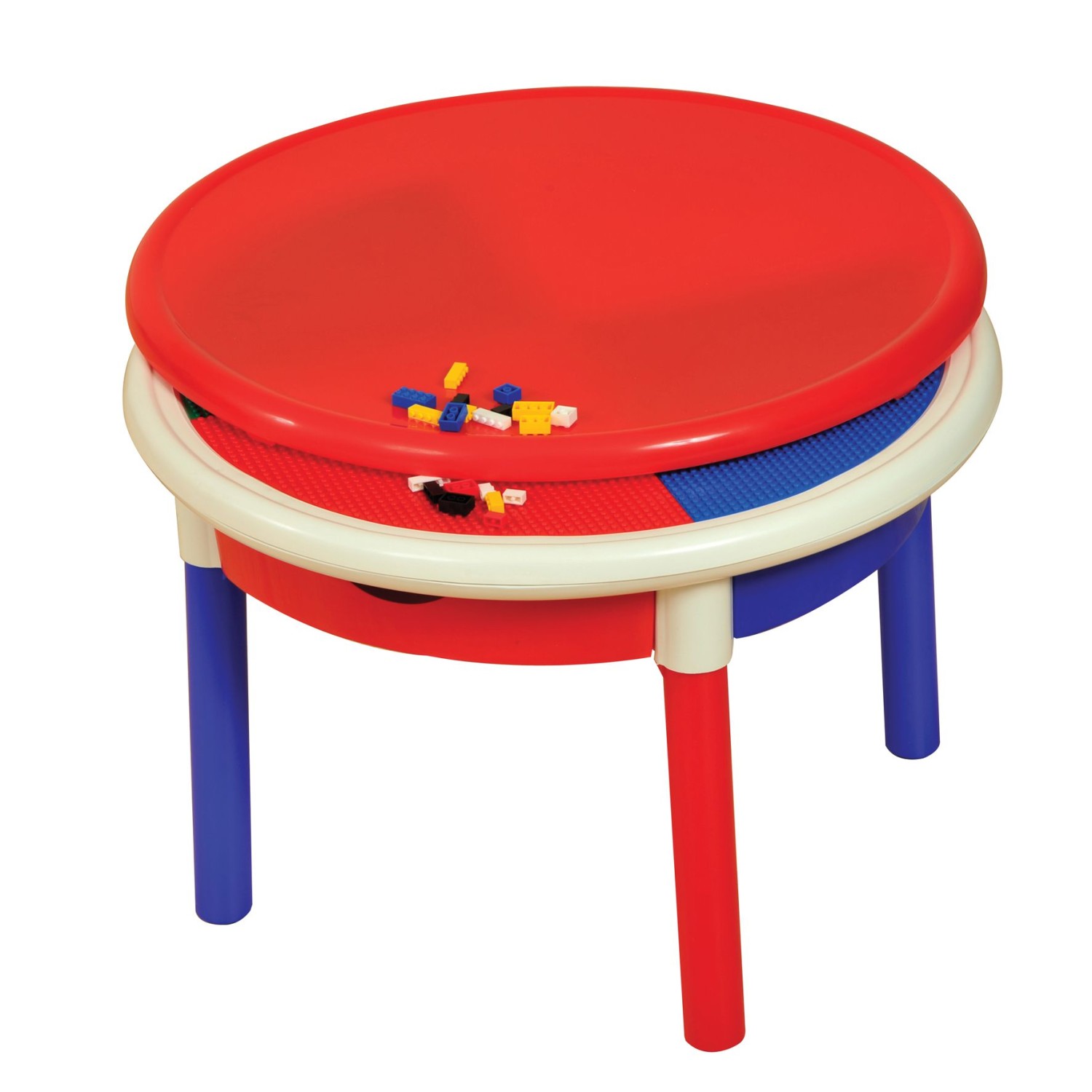 An image of PS 4 Drawer Round Activity Table With Cover