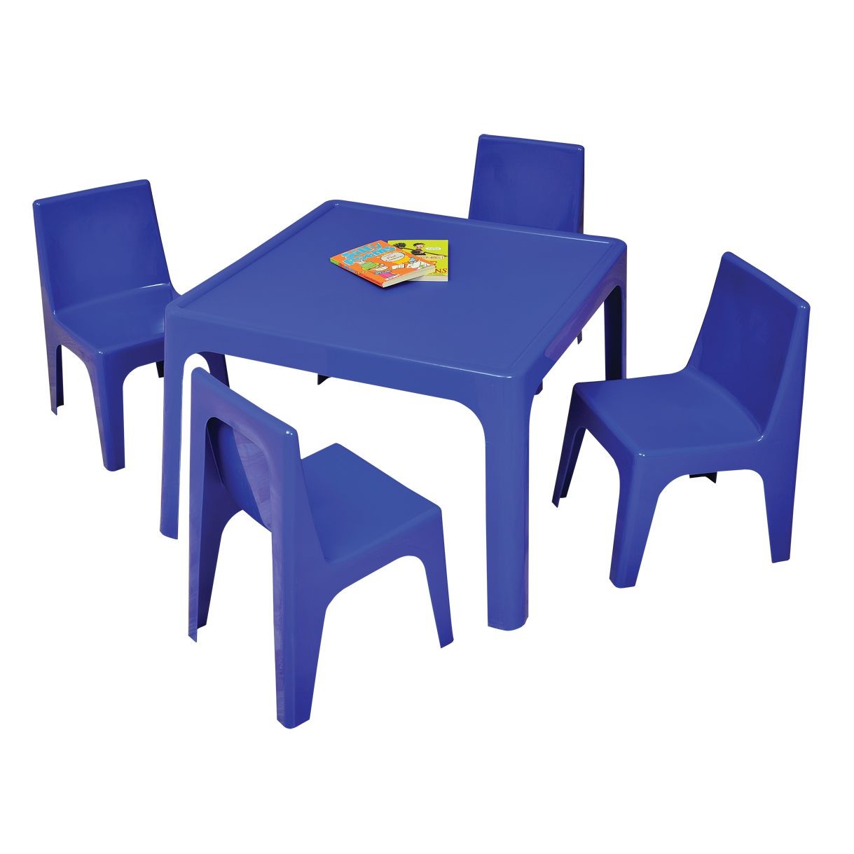 An image of PS JollyKidz Resin Table & Chair Set