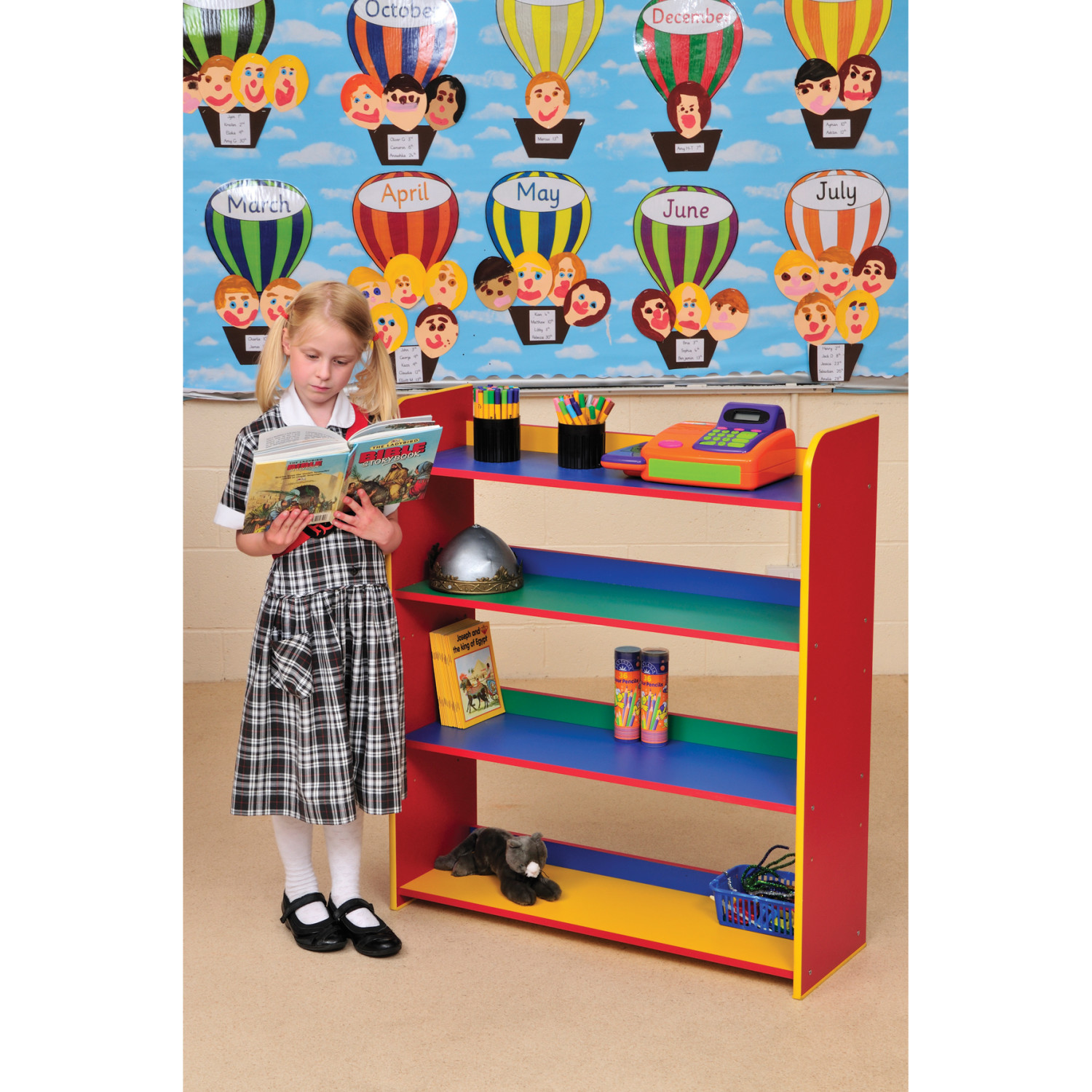 An image of Four Shelf Bookcase