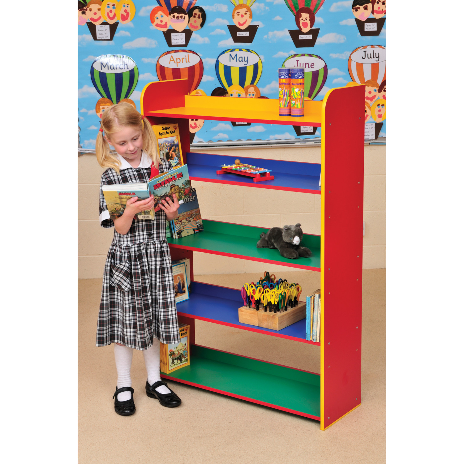 An image of Five Shelf Bookcase