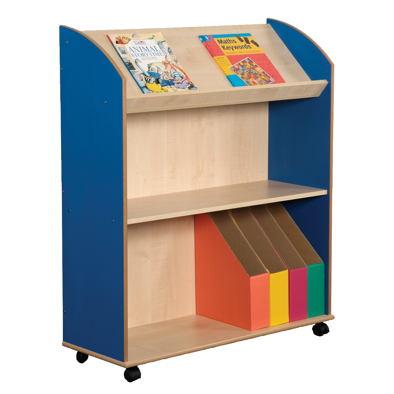 An image of Shelf & Display Bookcase - Coloured Storage