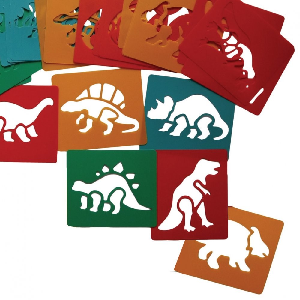 An image of Dinosaur Stencils