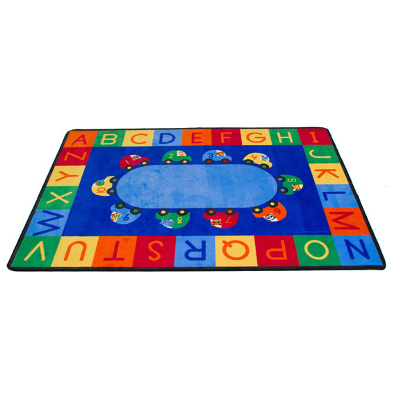 An image of Cars Alphabet and Numbers Rug