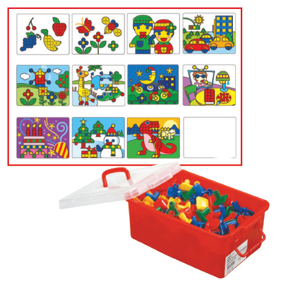 An image of Geo Blocks Kit for Learning Board