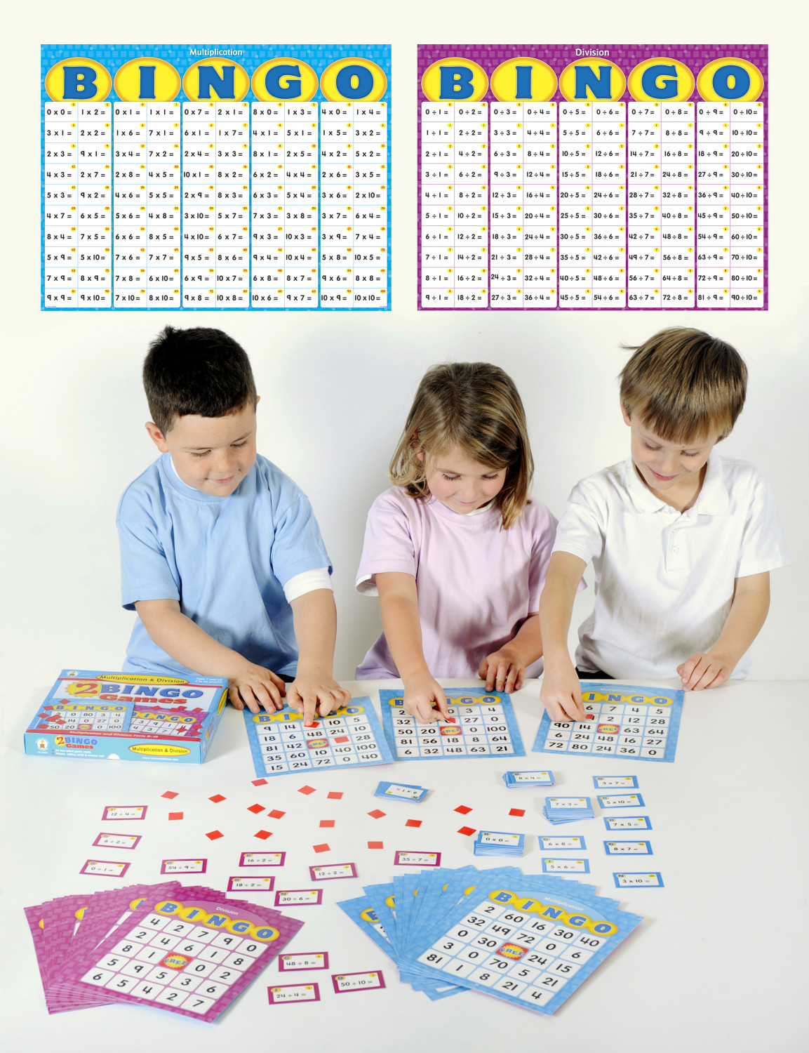 An image of Multiplication and Division Bingo