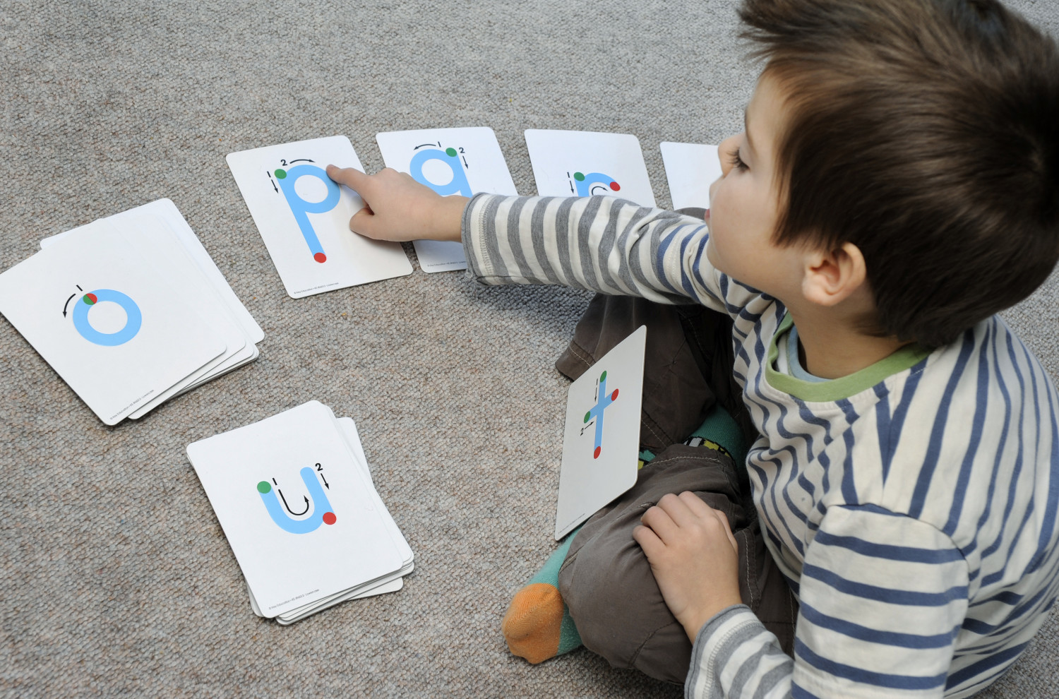 An image of Textured Lower Case Letter Cards