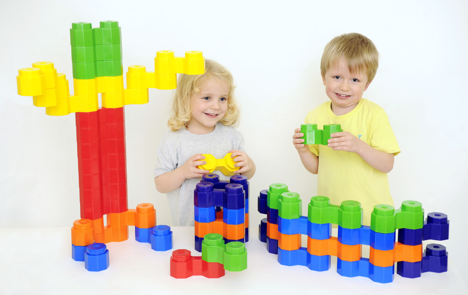 An image of Jumbo Octagon Builders 48 Piece Set