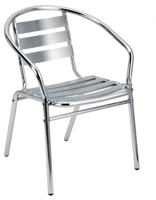 An image of Maze Outdoor Aluminium Side Chair