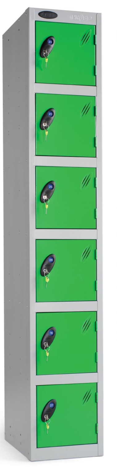 An image of Probe Six Door Metal Lockers