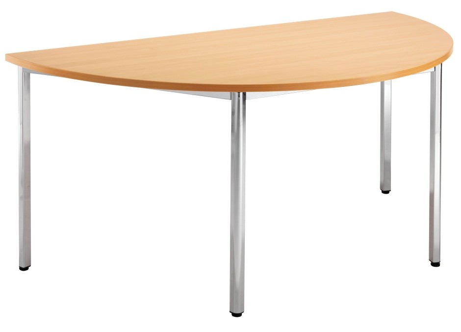 An image of Riva Express Multi Use Half Moon Table - School Dining Tables