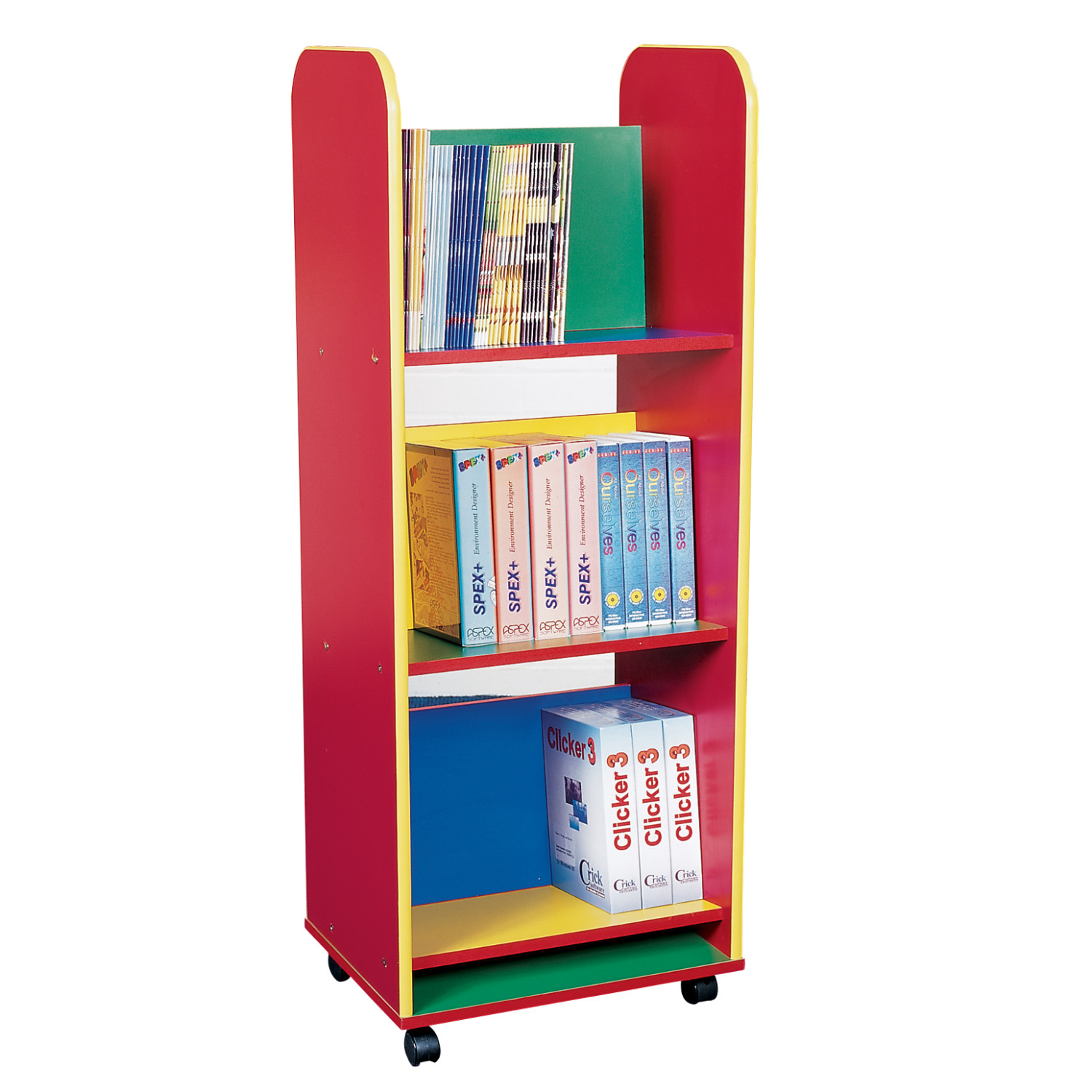 An image of PM Mini Book Trolley - Coloured Storage