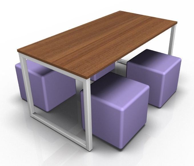 An image of Nobu Hoop Roko Dining Bench Set - School Dining Tables