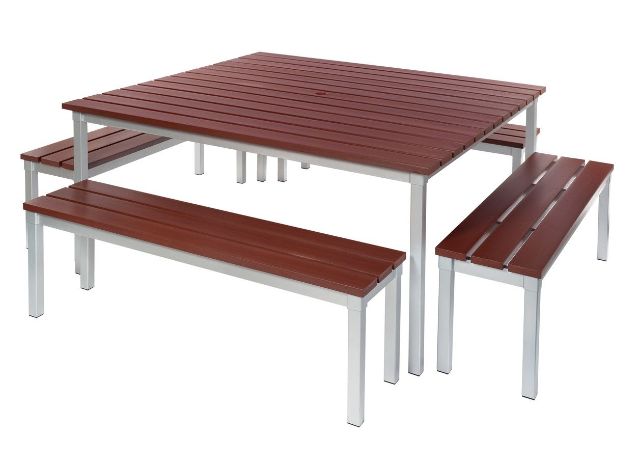 An image of Enko Outdoor Furniture Bundle Deal 1 - Outdoor Tables and Benches