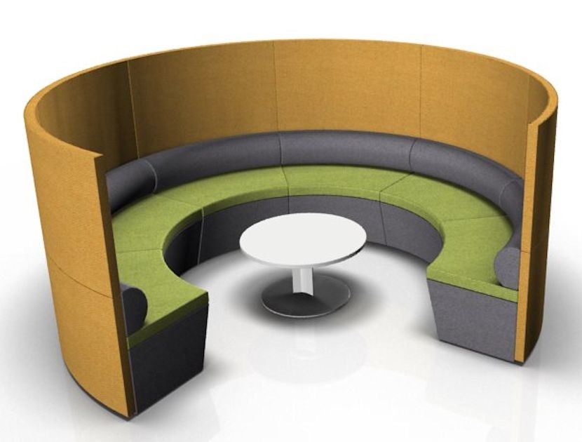 An image of Samba Seating Pod 4 - High Back Booth Seating