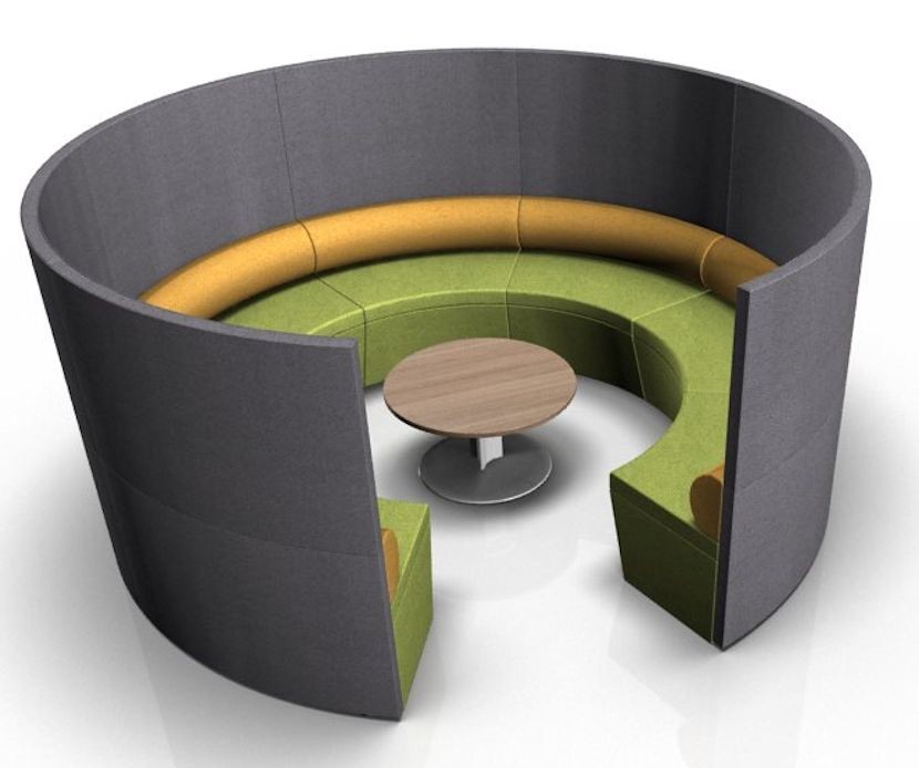 An image of Samba Seating Pod 5 - High Back Booth Seating