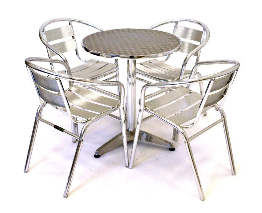 An image of Mezzy Outdoor Bistro Set - 600mm