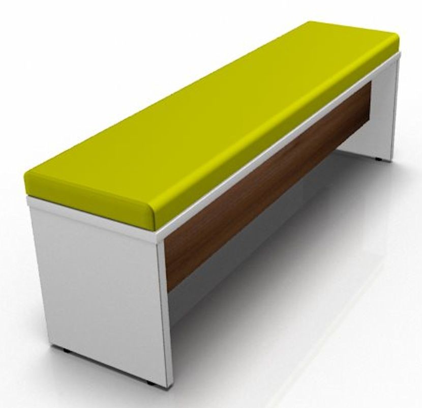 An image of Nobu Upholstered Dining Benches - School Dining Tables