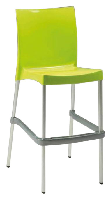 An image of Sophie All Weather Plastic High Stool - Laboratory Seating