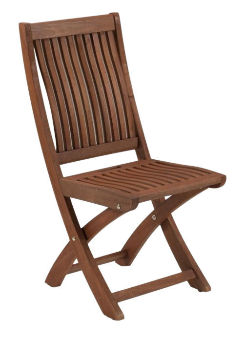 An image of West Folding Wooden Sidechair - Outdoor Furniture