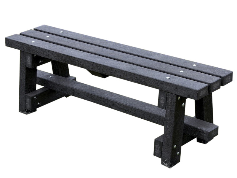 An image of Westex Oldham Recycled Bench without Back - Outdoor Furniture